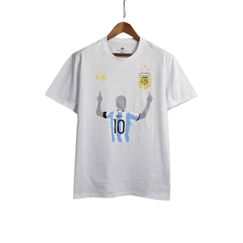 2023 Argentina White Casual T-Shirts