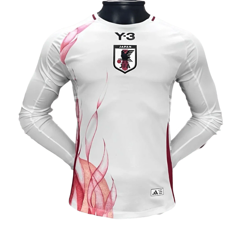 2024 JFA Y3 Japan Away White Jersey Long Sleeve