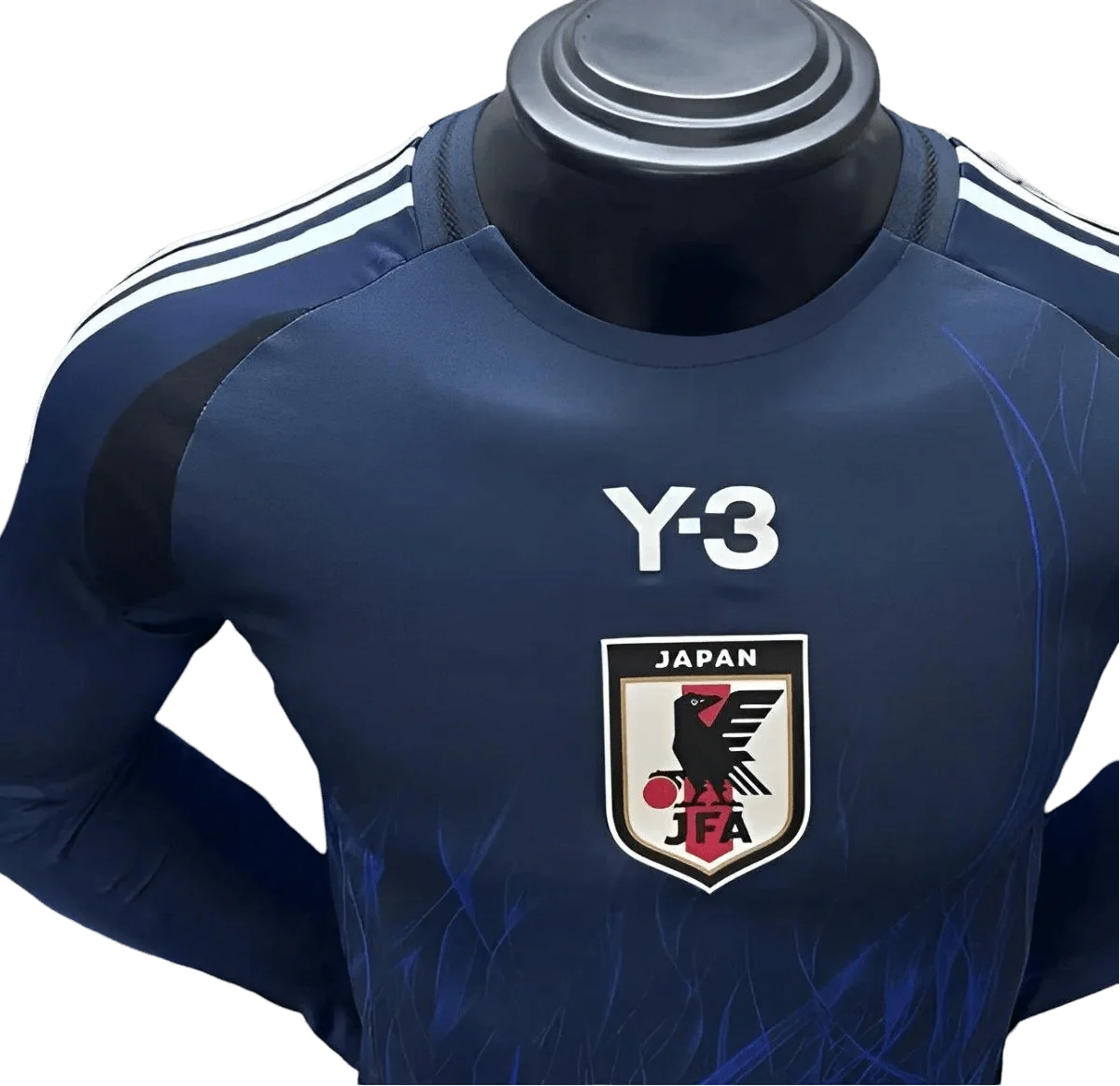2024 JFA Y3 Japan Home Jersey Blue Long Sleeve