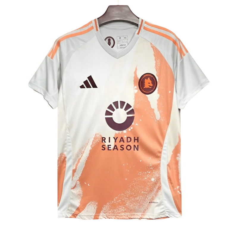 AS Roma Away Jersey 2024/25 Fan Version Orange White