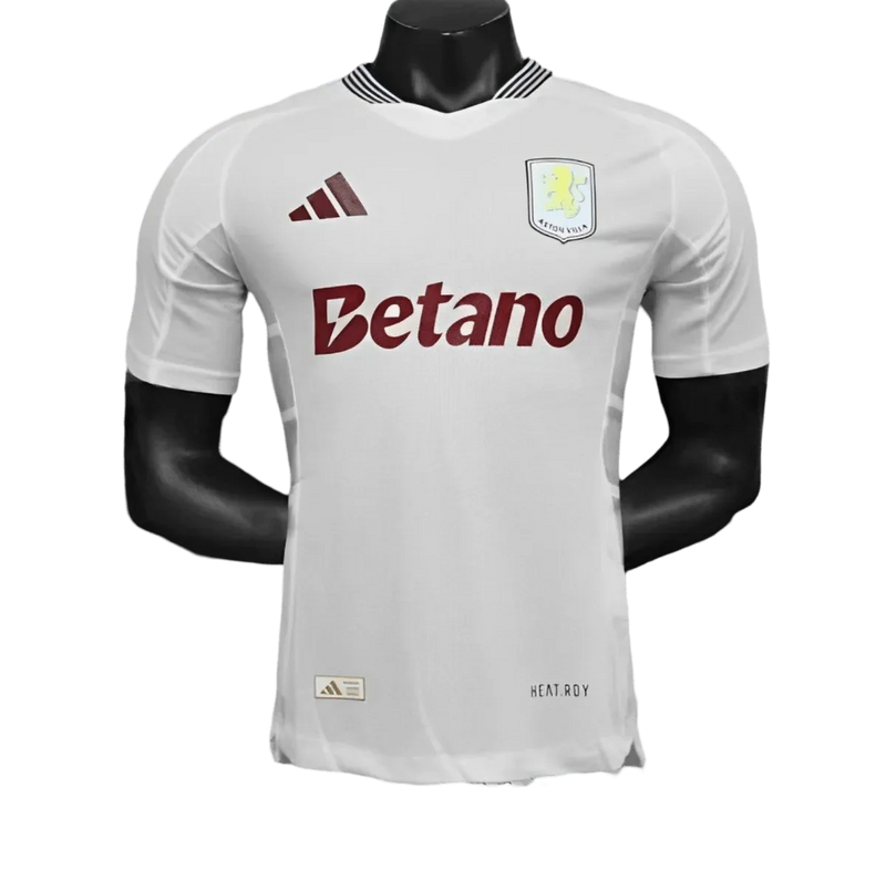 Aston Villa Jersey - 2024/25 Away Player Version White