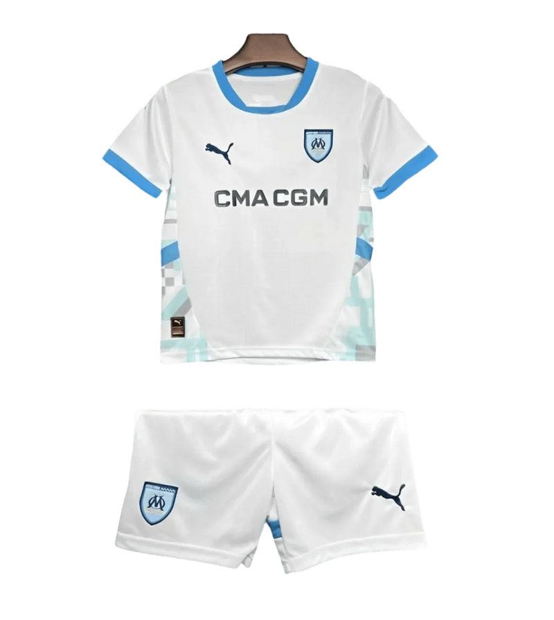 2024/2025 Olympique de Marseille Home kids jersey