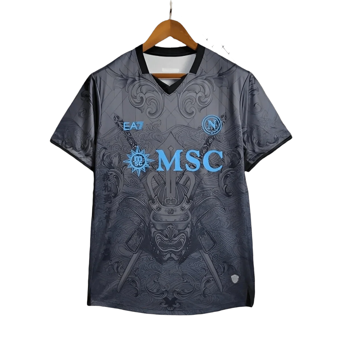 Napoli Third Jersey 2024/25 Black Fan Version Samurai