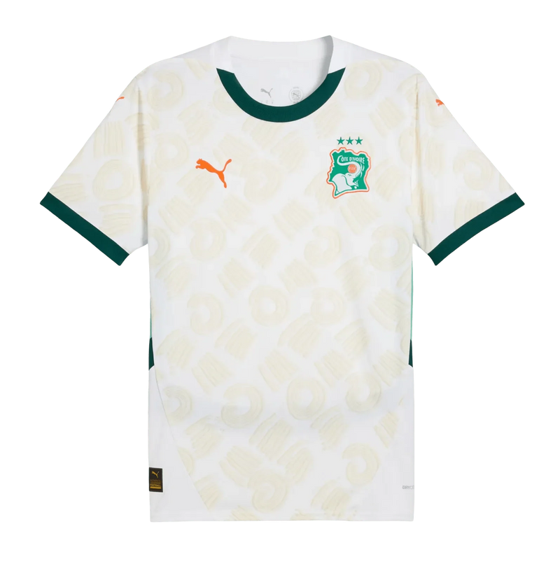2025 AFCON Ivory Coast Soccer Jersey - Away Fan Version