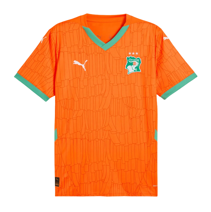 2025 AFCON Ivory Coast Soccer Jersey -  Home Fan Version