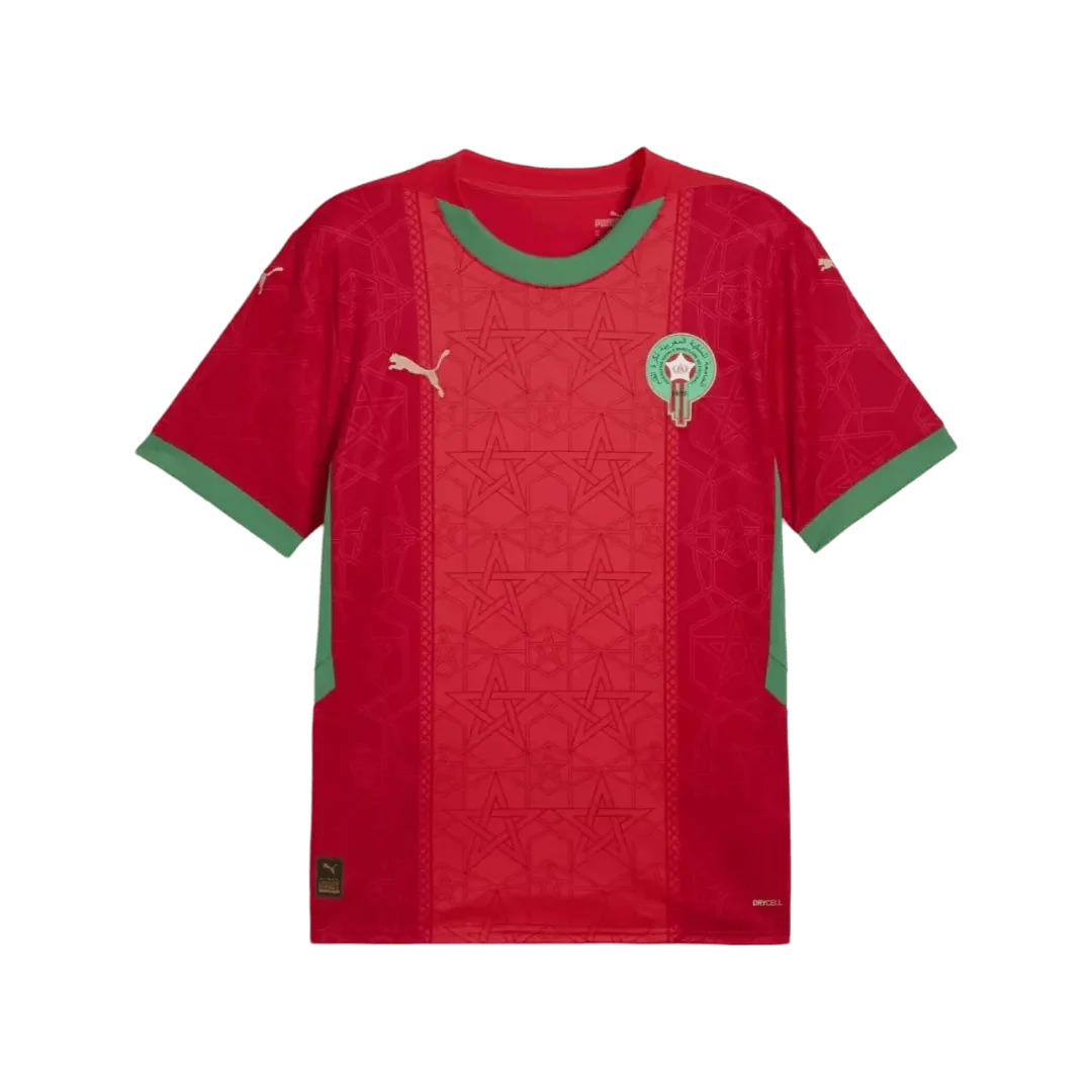 2025 Morocco Soccer Jersey Home - AFCON - Fan Version