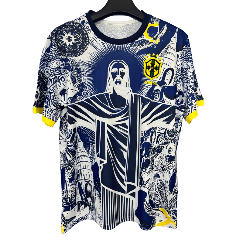 2025/2026 Brazil Blue Jesus Limited Edition Jersey - Fan version