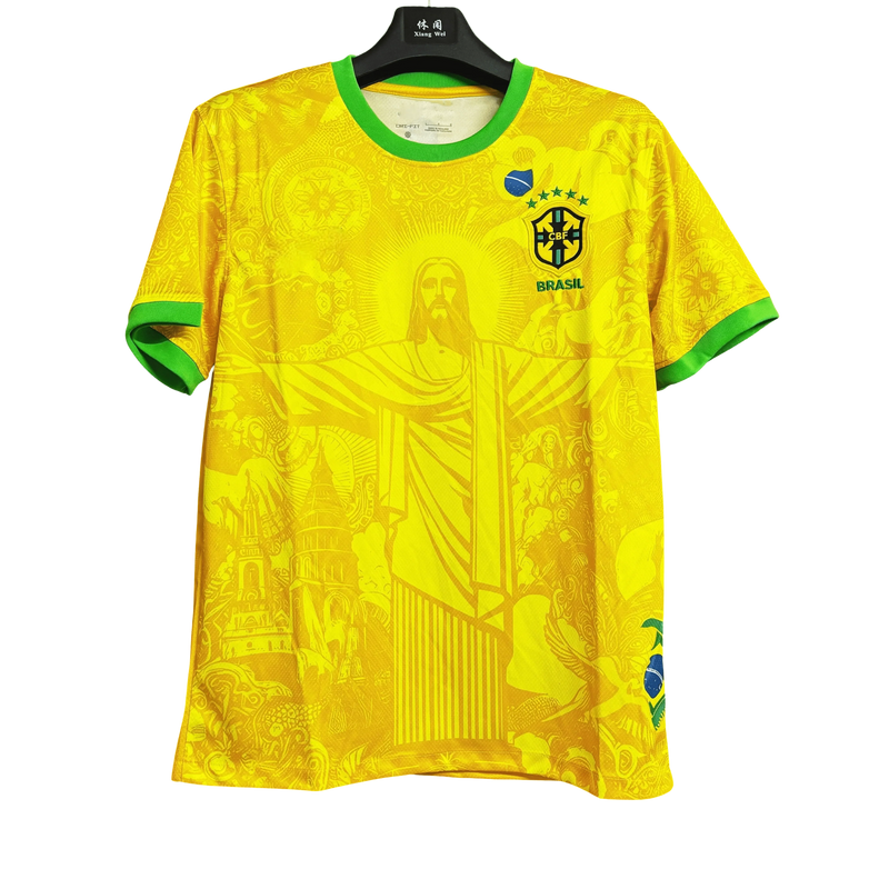 2025/2026 Brazil Sacred Sun Jesus Limited Edition Jersey - Fan version