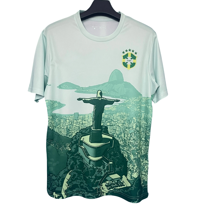 2025/2026 Brazil White & Green Jesus Limited Edition Jersey - Fan version