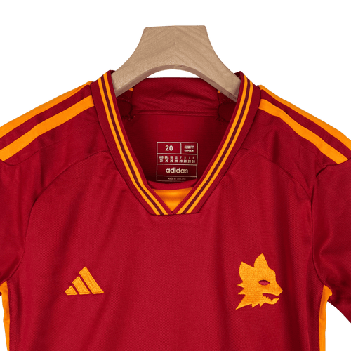 2023/2024 AS Roma Home Kids Jersey – Youth Football Jersey