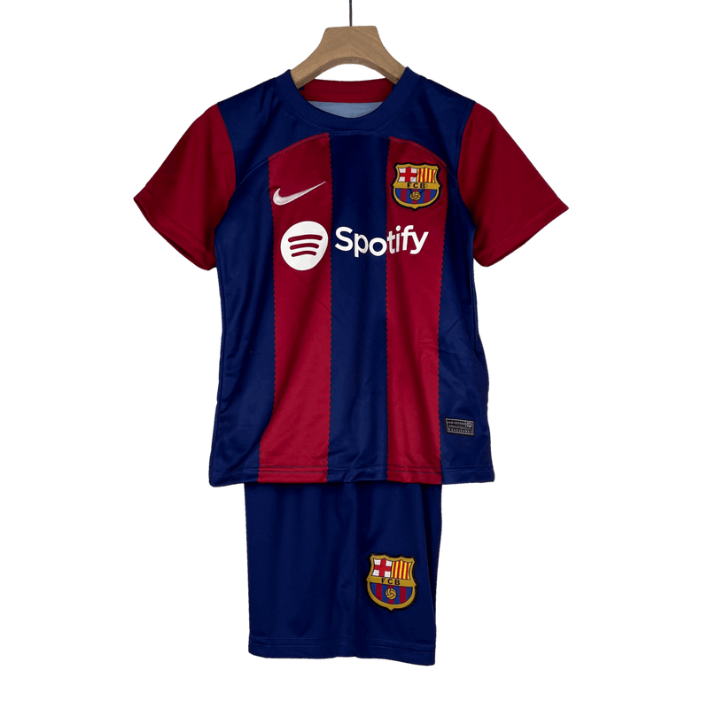 23/24 Barcelona Home kids and Junior Kits Home | Cantera