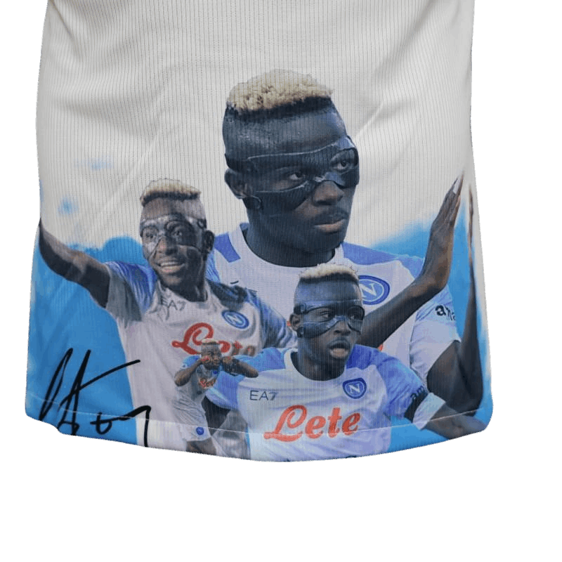 23/24 Napoli Face Game Victor Osimhen Champion Kit - Player Version