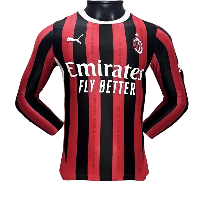 24/25 A.C Milan Long Sleeves Home kit | Cantera