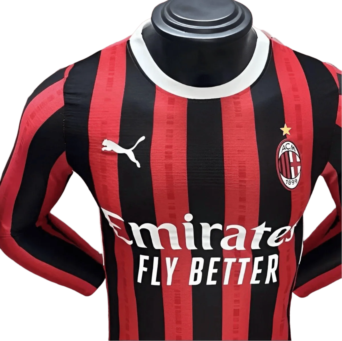 24/25 A.C Milan Long Sleeves Home kit | Cantera
