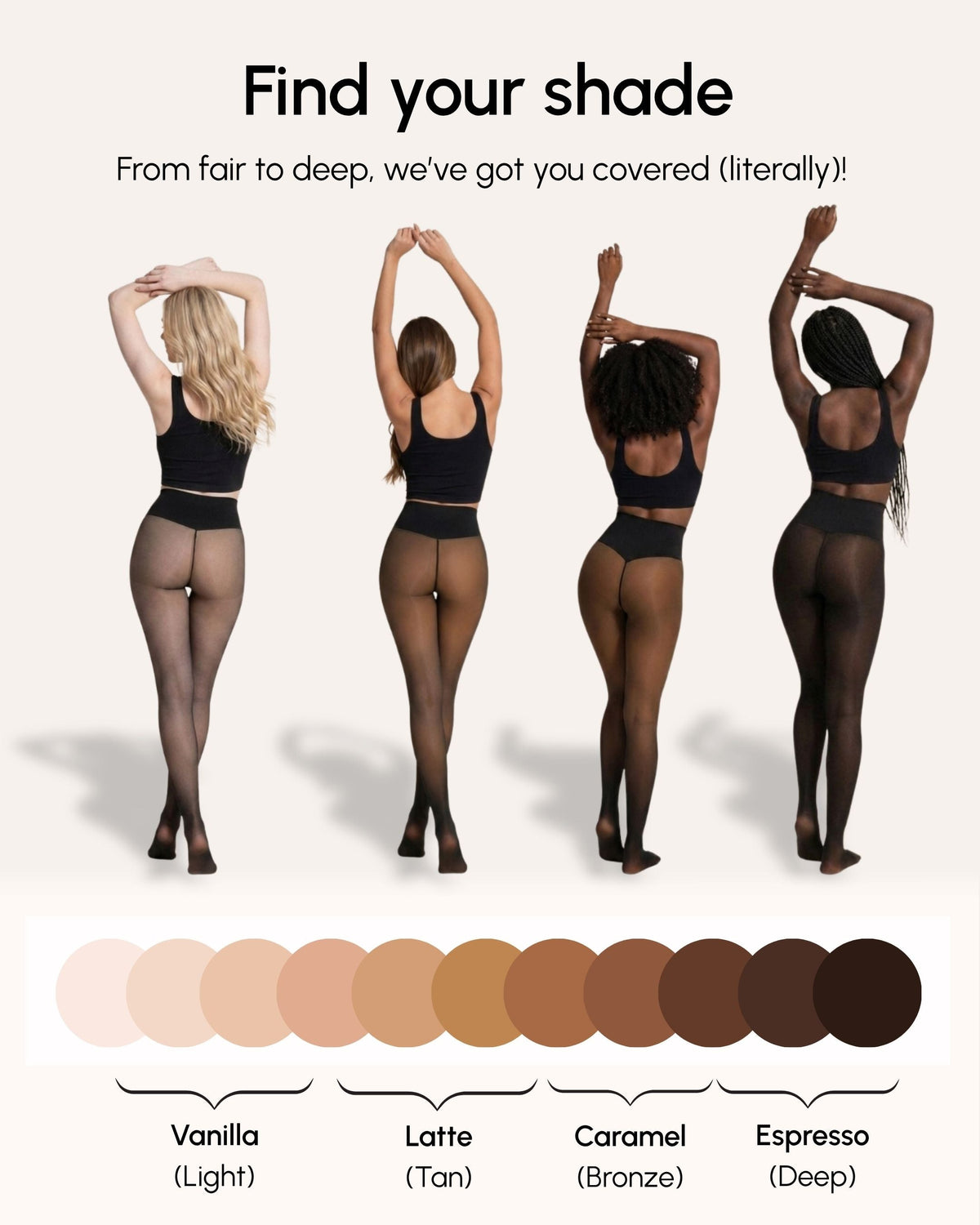 Sheer Illusion Fleece-Lined Tights