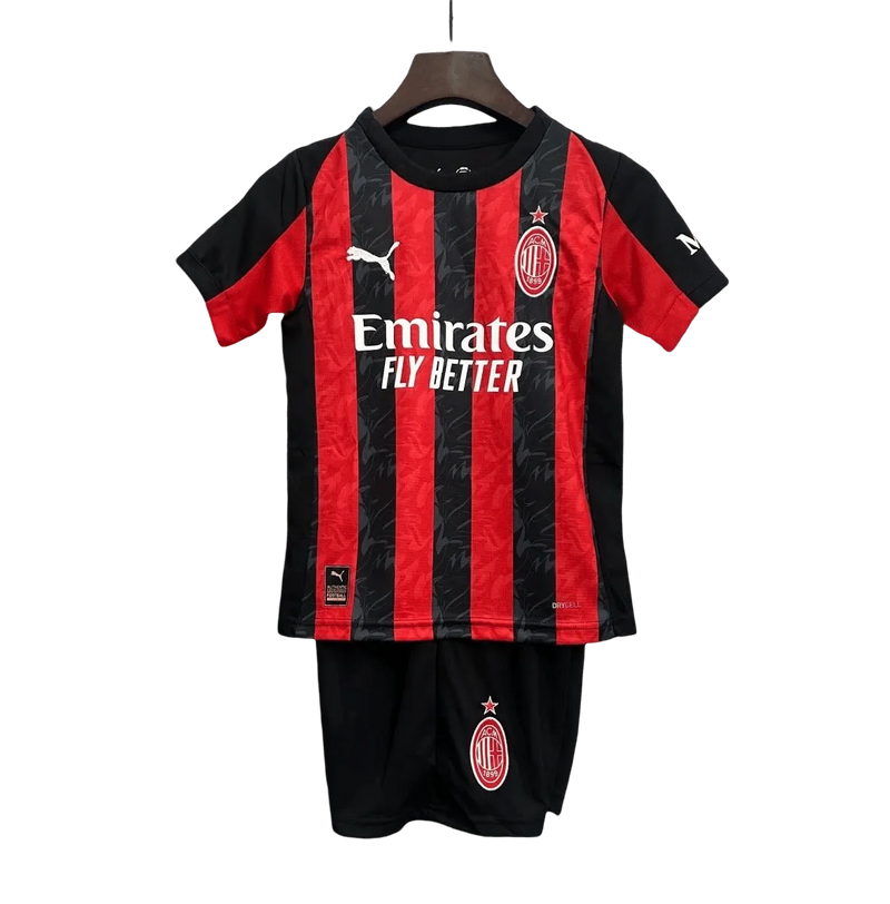AC Milan Kids Kit - 2025/2026 Home jersey