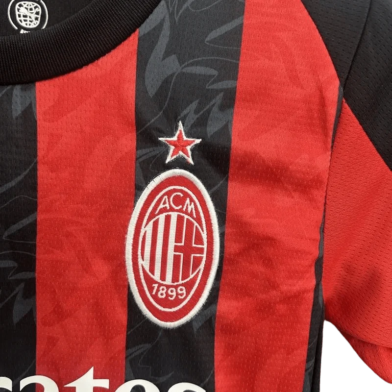AC Milan Kids Kit - 2025/2026 Home jersey