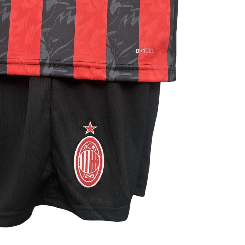 AC Milan Kids Kit - 2025/2026 Home jersey