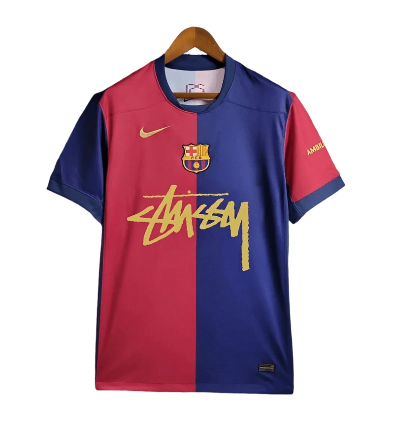 Barcelona x Stussy Jersey 2024 Home – Limited Edition Fan Version
