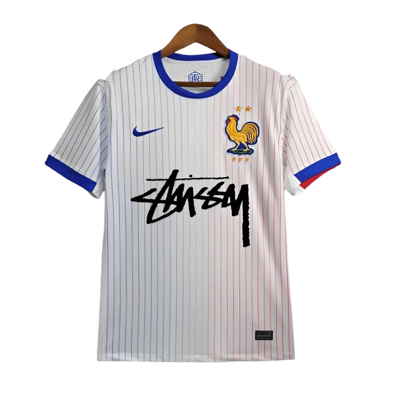 France National Team Jersey - 2024 Limited Edition Stussy Away Fan Version