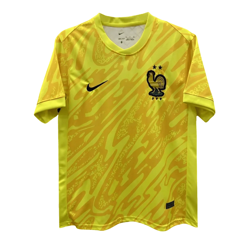 France National Team jersey - 2024 Yellow Goalkeeper Fan Version