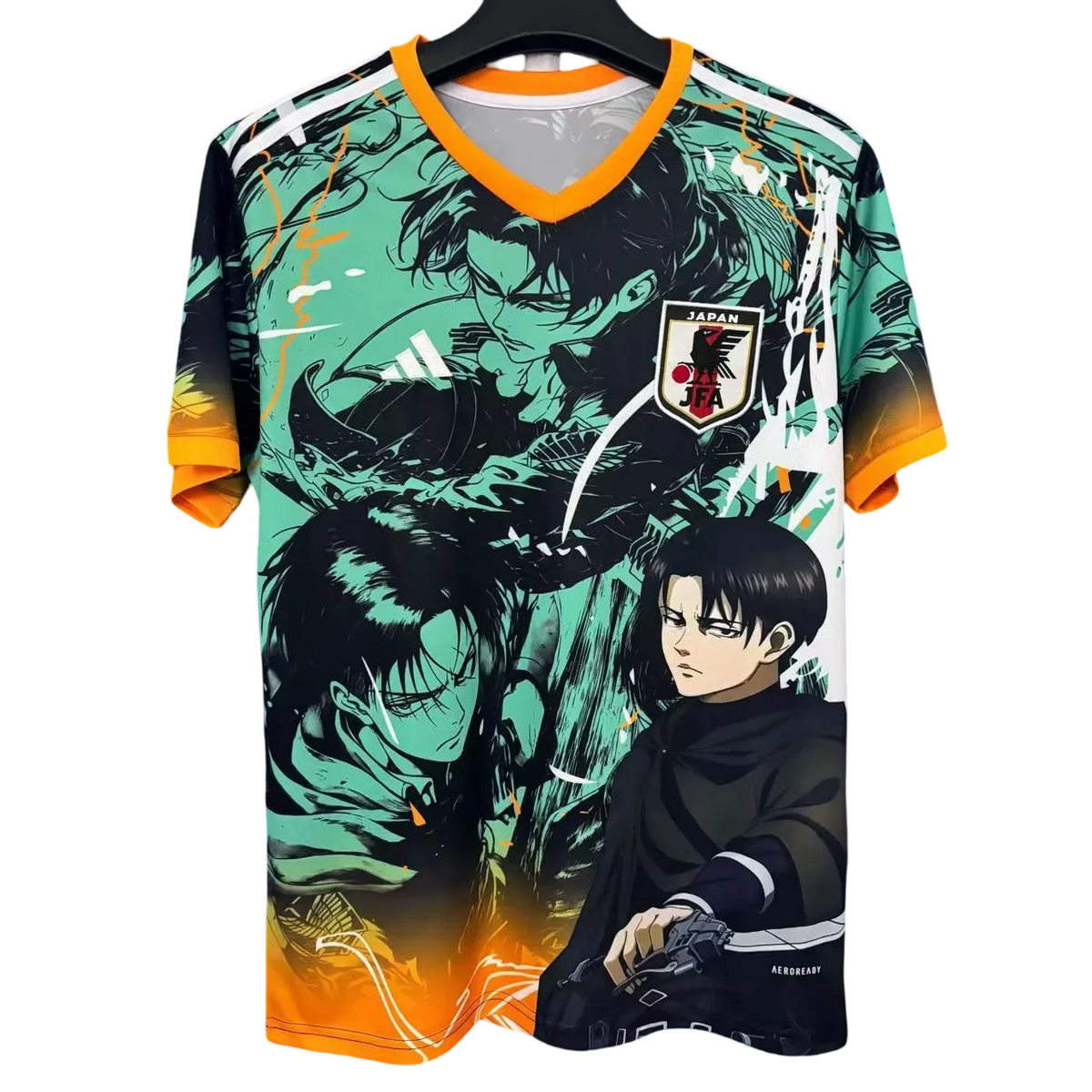 Japan AOT Green Eren Jersey
