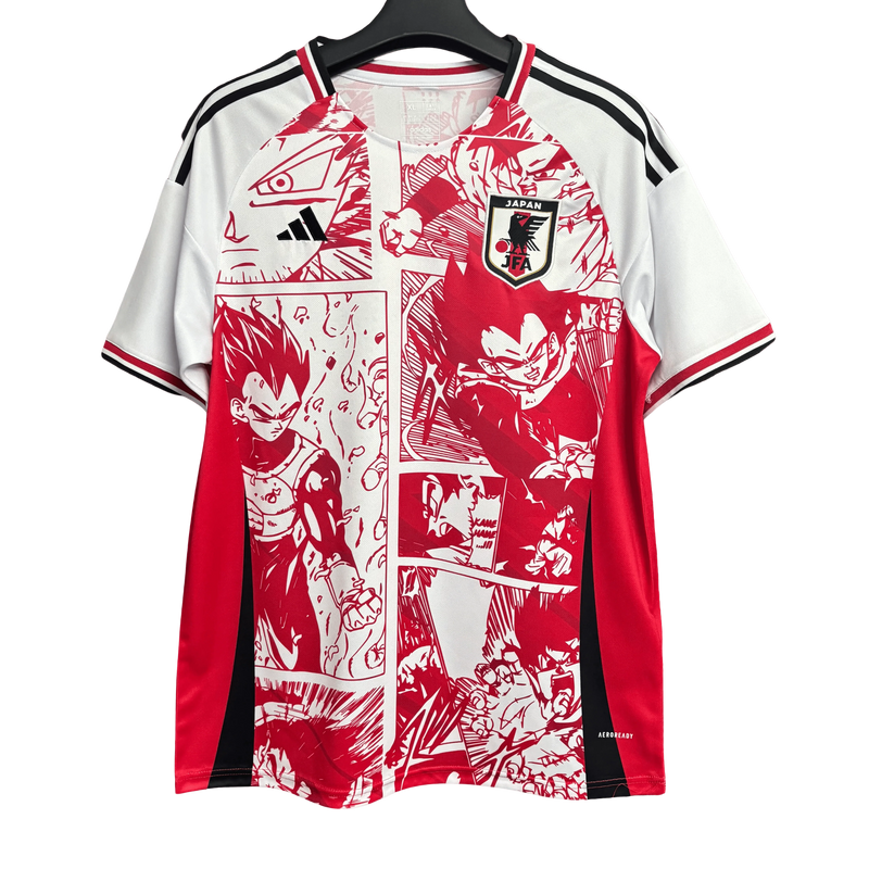 Japan Manga Vegeta Red Jersey