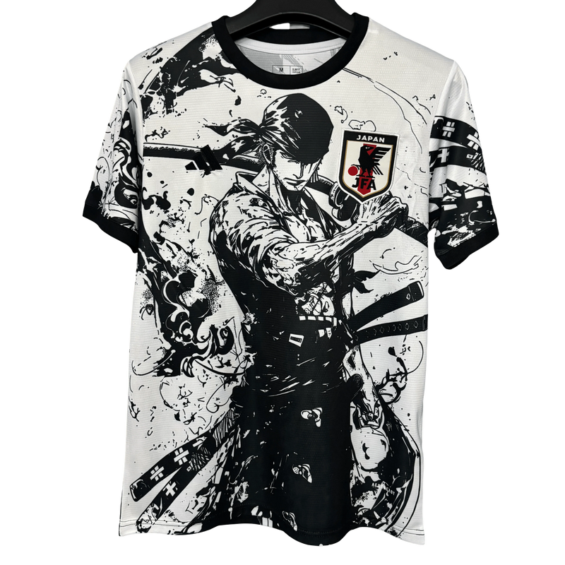 Japan Roronoa Zoro White and Black Jersey