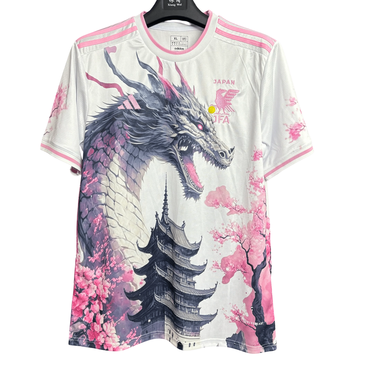 Japan Sakura Dragon White & Pink Jersey