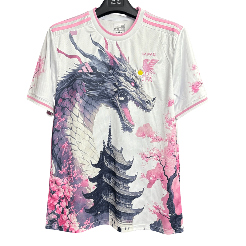 Japan Sakura Dragon White & Pink Jersey