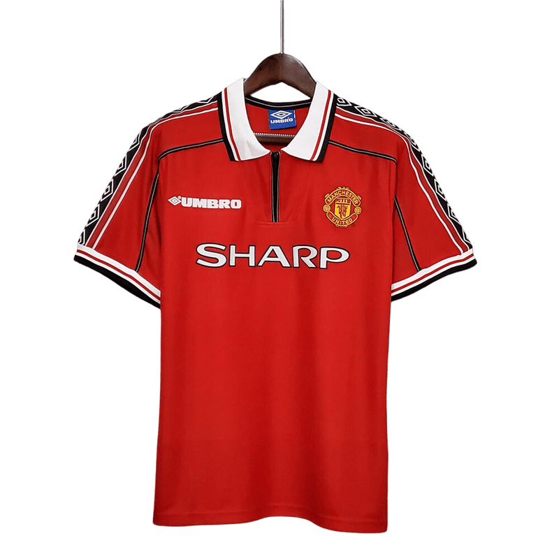Manchester United 1999 kit - Retro Jersey Home Fan Version