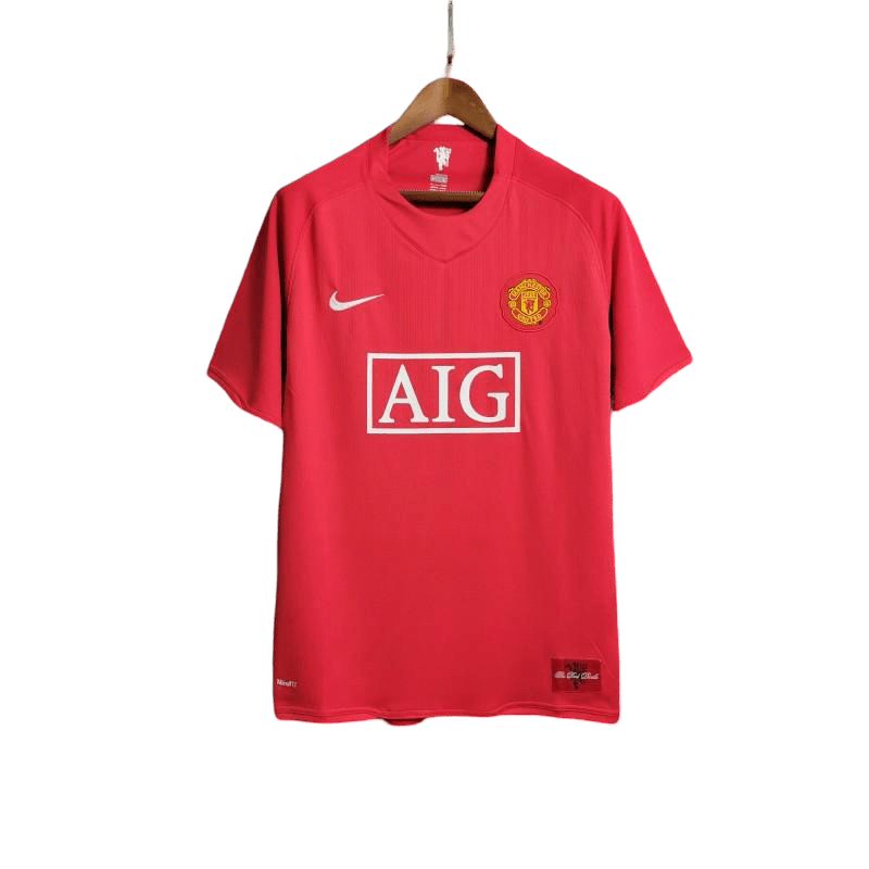 Manchester United 2007 kit - Retro Jersey Home Fan Version