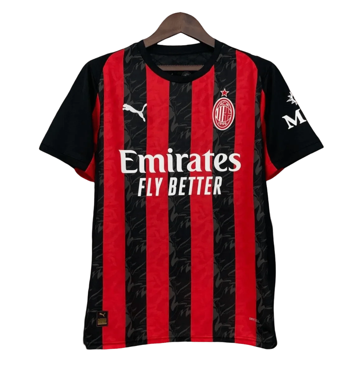 AC Milan Home Kit 2025 Fan Version Flames
