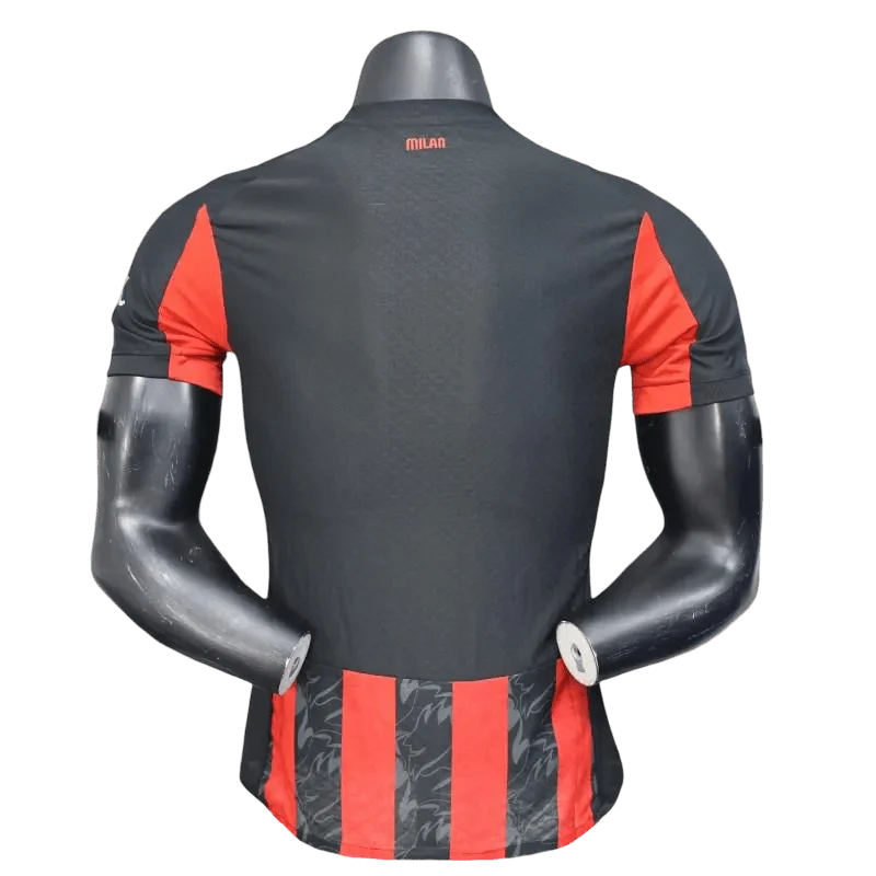 AC Milan Home Kit 2025 Player Version Flames