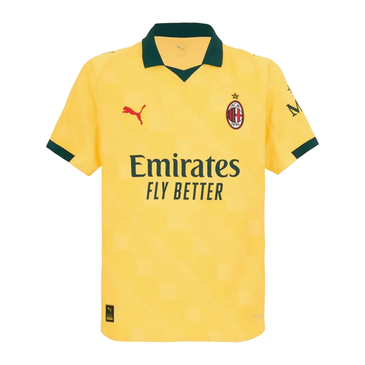 AC Milan Third Kit 2025 Yellow Fan version