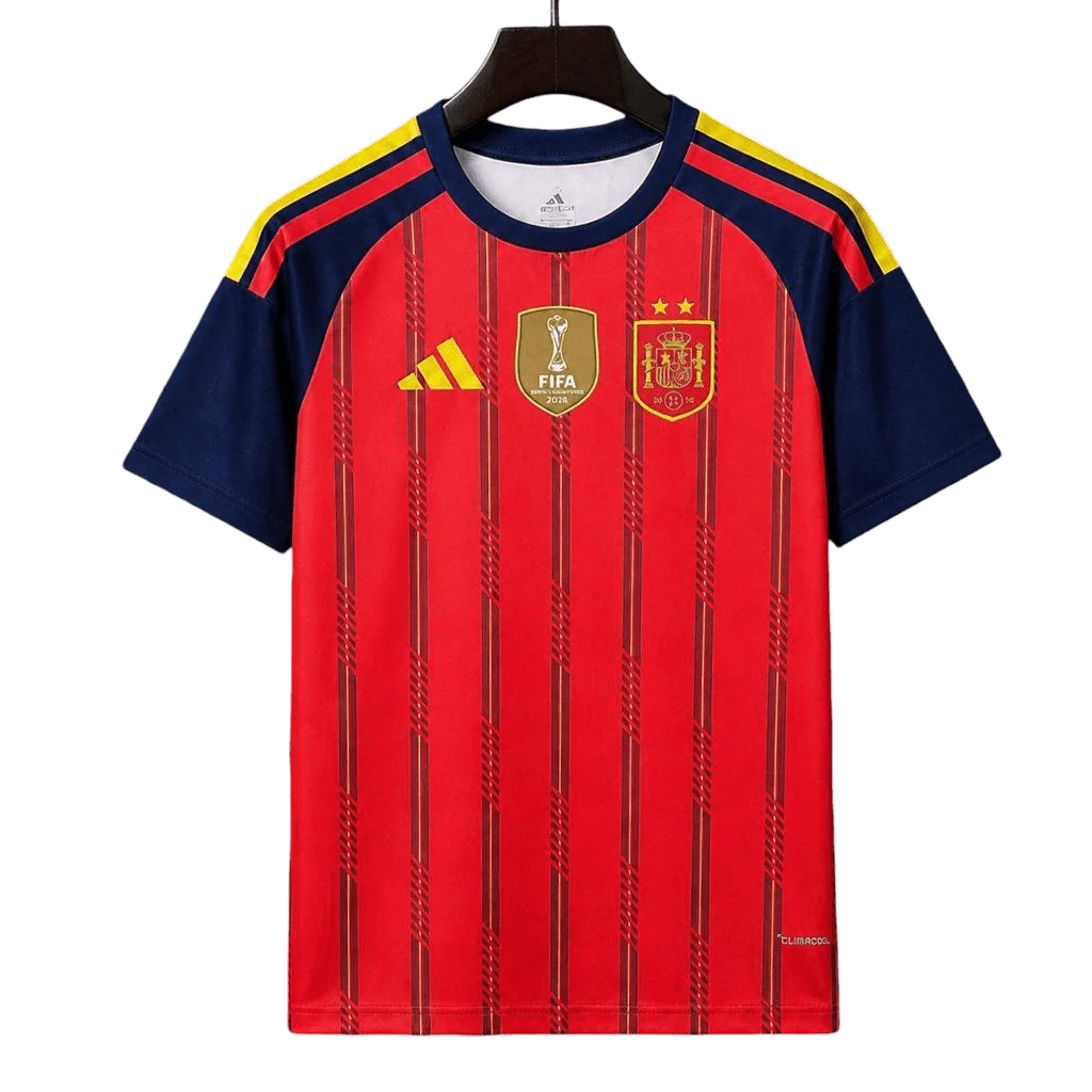 Spain 2026 World Cup Champions Home Football Kit