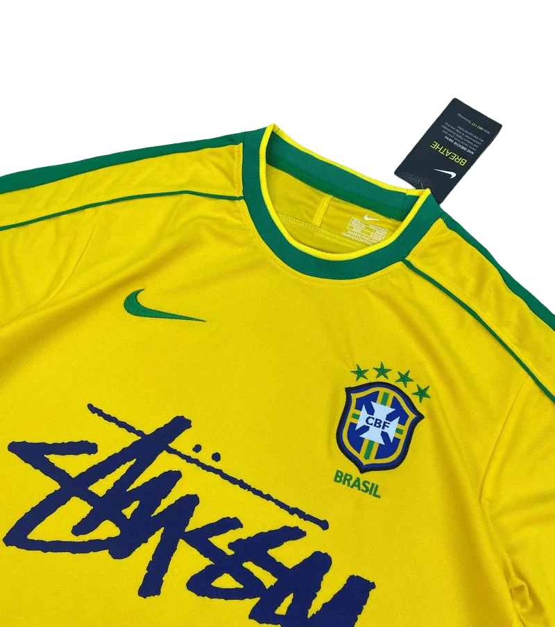 Stussy football jersey - 1998 Brazil Home Limited Edition Jersey Fan Version