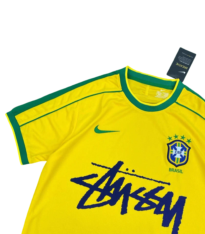Stussy football jersey - 1998 Brazil Home Limited Edition Jersey Fan Version