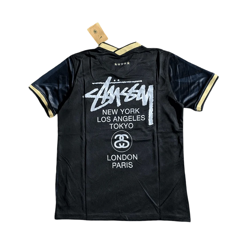Stussy football jersey - Brazil Black Limited Edition Jersey Fan Version
