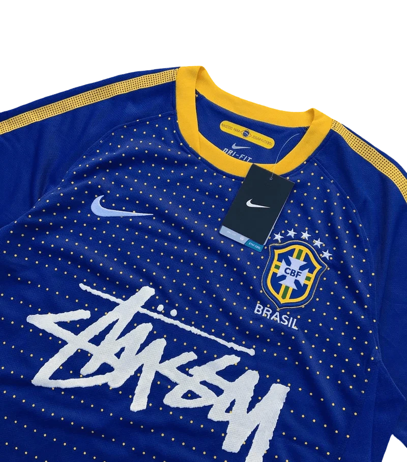 Stussy football jersey - Brazil Blue Limited Edition Jersey Fan Version
