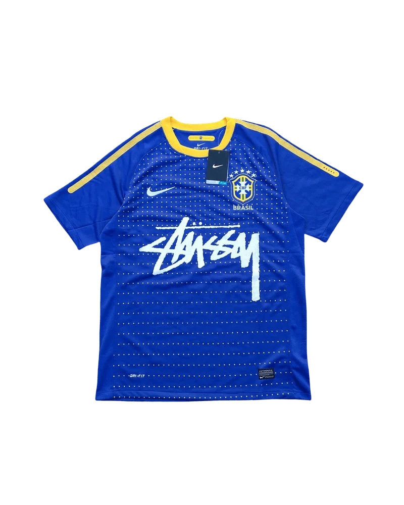 Stussy football jersey - Brazil Blue Limited Edition Jersey Fan Version