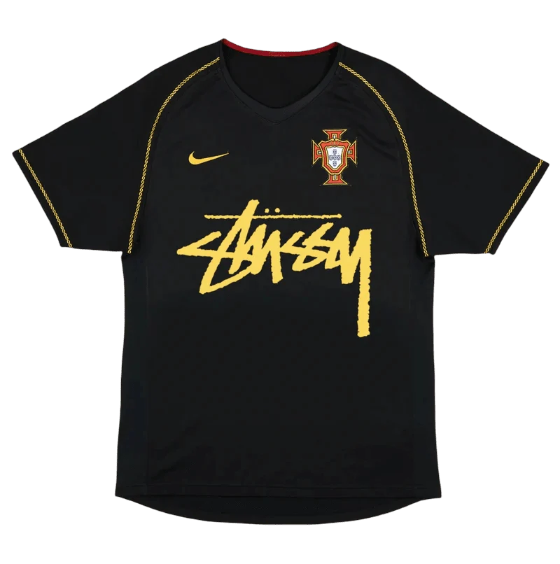 Stussy football jersey - Portugal Black Ronaldo Limited Edition Jersey Fan Version