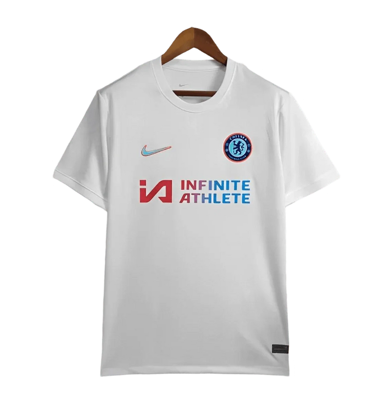 Blues Chelsea Soccer Jersey - 2024 White Limited Edition Jersey - Fan Version